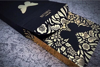 ★ Gold MARKED NUMBERED Butterfly Playing Cards Gilded Rare and Limited - Image 1 of 4