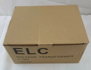 ELC T-1500+ 1500-Watt Voltage Converter Transformer - Step Up/Down - 110V/220... - Picture 1 of 6
