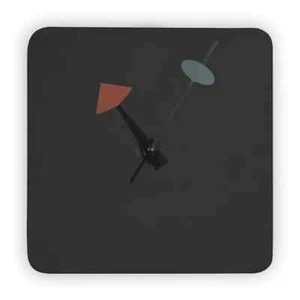 New! Modern Manchester Black Analog Wood Non-Ticking Battery Operated Wall Clock - Picture 1 of 6