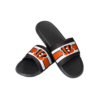 Sandalias chanclas deportivas FOCO NFL jóvenes Cincinnati Bengals Legacy Foto 1 de 3