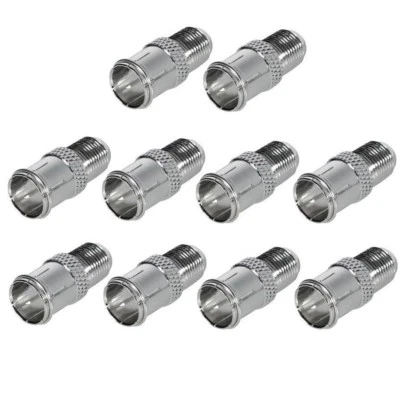 10x Schnellstecker Prüfstecker F Quick Stecker F Buchse Kabel Sat Test Adapter - Bild 1 von 3