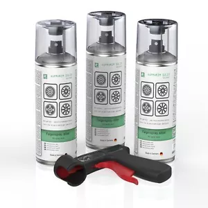 3x Felgi srebrne AUPRORIM SOLID Lakier w sprayu Lakier w sprayu Lakier samochodowy 400ml + PG - Zdjęcie 1 z 8