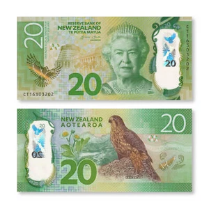 New Zealand 20 Dollars, 2016, B139a, P193, UNC - Picture 1 of 2
