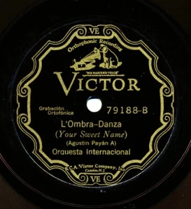 Orquesta Internacional on 1927 Victor 79188 - Cartago / L'Ombra - Picture 1 of 1