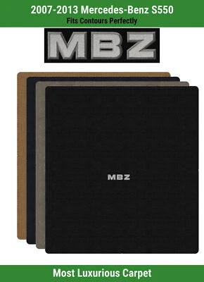 Alfombra de maletero Lloyd Luxe para Mercedes-Benz S550 2007-2013 con logotipo de apliques MBZ Foto 1 de 4