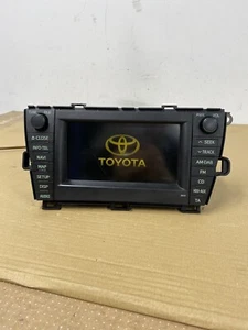 TOYOTA PRIUS 10-12 RADIO CD PLAYER HEAD UNIT 86120-47410 - Picture 1 of 21