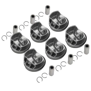 For Mercedes-Benz W205 W212 X166 E400 M276 3.0T Engine Pistons Rings 6PCS/Set - Picture 1 of 5