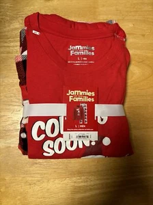 NWT Jammies For Your Families Men's Large Christmas 2-Piece Sleep Set Pajama - Picture 1 of 6