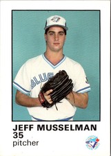 1987 Toronto Blue Jays Fire Safety Jeff Musselman #NNO Toronto Blue Jays