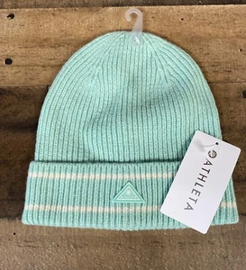 Athleta Woman Daily Knit Beanie Farbe Wintermintgrün Stretch Semi-Fitted Neu - Bild 1 von 6