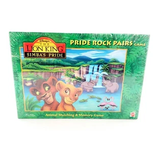 Gioco da tavolo vintage 1998 The Lion King Simba's Pride Rock Matching Card Mattel sigillato - Foto 1 di 9