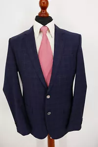 Hugo Boss Anzug Gr.50 100% Schurwolle Black Label Anthrazit Blau NEU + Etikett - Bild 1 von 12