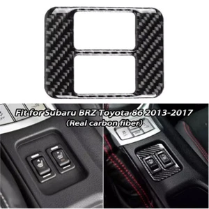 For Toyota 86 Subaru BRZ AA Carbon Fiber Interior Center Console Trim Cover - Picture 1 of 11