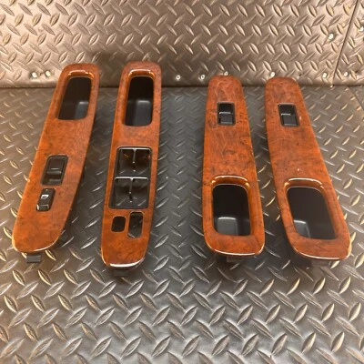2000-2004 Toyota Avalon Power Window Master Switch Trim Set Of 4 Pieces OEM - image 1 of 4