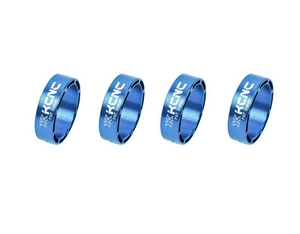 KCNC Hollow-design Cycle Bike Lightweight Headset Spacers 10mm Height Blue - Picture 1 of 3