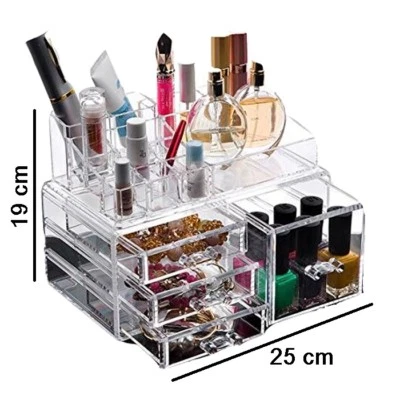 Organizzatore 3 portatrucco cosmetici box trucchi make up donna 18287 - Immagine 1 di 4