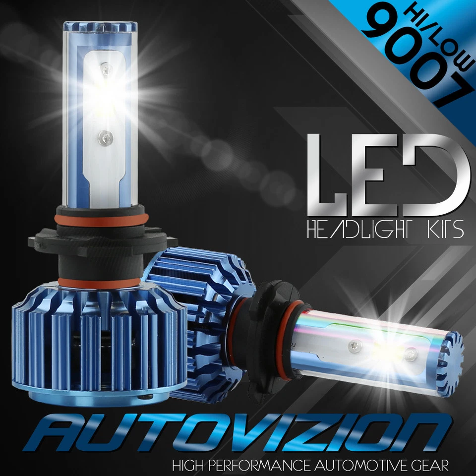 AUTOVIZION LED Headlight Conversion kit 9007 HB5 6000K 1998-2001 Chevrolet Metro - Image 1 of 4