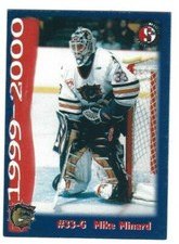 1999-2000 Hamilton Bulldogs (AHL) Mike Minard (goalie)