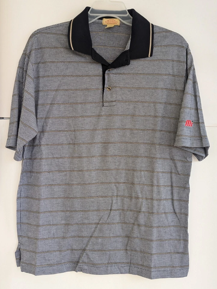 Polo De Colección Cross Creek Motion Industries Para Hombre Grande Hecho en EE. UU. 90 Pata de Gallo Pima Foto 1 de 4