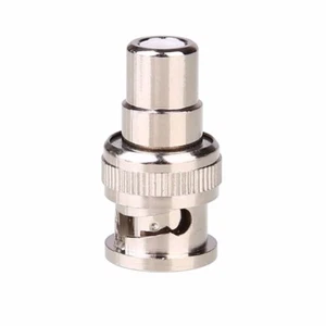 BNC Male to RCA AV Female Coaxial Connector Adapter for CCTV Camera LJ - Picture 1 of 3
