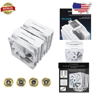 High-Performance Peerless Assassin 120 White CPU Air Cooler for AMD & Intel - Picture 1 of 8