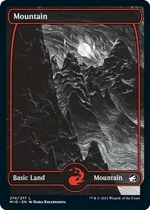 Full Art Mountain Land - MTG - Playset of 4 - MID 274/277 - Picture 1 of 2