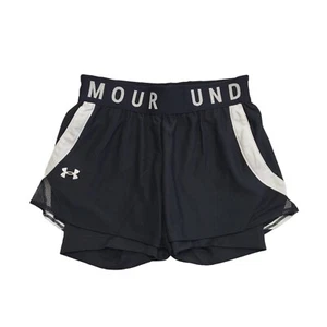 Under Armour Black Gym Sports Shorts Uk Women's XS W24 Bnwt I835 - Picture 1 of 5