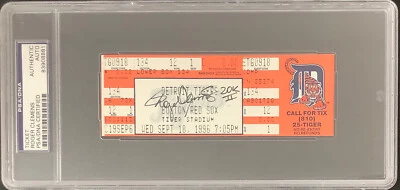 Roger Clemens Signed Full Ticket 9/18/96 20 K II Inscription Autograph PSA/DNA - Image 1 of 4