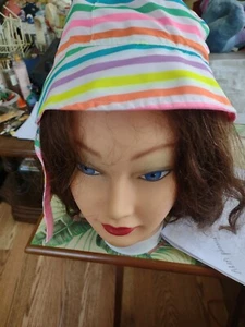 GIRLS KIDS WONDER NATION REVERSIBLE WIDE BRIM HAT ONE SIZE UPF50  - Picture 1 of 8