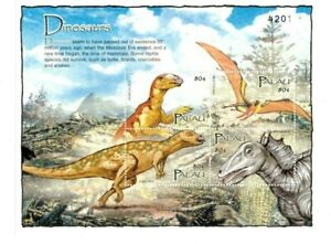 Palau - 2004 - Dinosaurs/Hadrosaurus - Sheet of Four - MNH