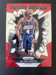 2023-24 Panini Prizm Jalen Green Prizm Break #11 Houston Rockets - Foto 1 di 2