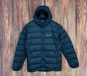 Peak Performance Black Quilted Hooded Down Jacket Outdoor - Picture 1 of 15