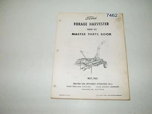 Ford Forage Harvester Series 612 Parts Catalog Book & Supplement 1963 PA-8237-A - Imagen 1 de 4