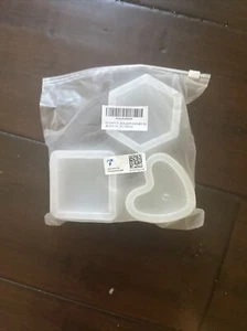 3 Pc  Epoxy Resin Silicone Molds. - Picture 1 of 5