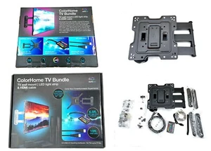 AuraLED ColorHome TV Bundle TV Wall Mount LED Multi Color Strip & HDMI Cable NEW - Picture 1 of 8