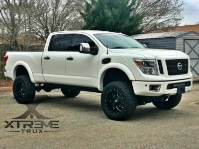 Paintable Fender Flares For 16-21 Nissan Titan XD Extended Set - Image 1 of 4