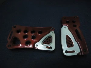 PEDALES DE ALEACIÓN DE TRANSMISIÓN AUTOMÁTICA PARA COCHE ROJO X 2 PIEZAS - Imagen 1 de 4