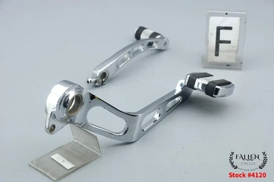 Harley Dyna Wide Glide CVO 2002 pedal de freno trasero trasero + palanca de cambios Billet #4120 Foto 1 de 4