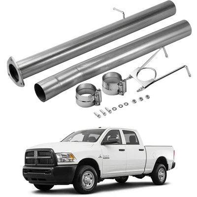 Turbo Back Diesel Exhaust 4" for Dodge 2013-2018 Ram 2500 3500 Cummins 6.7L Foto 1 de 4