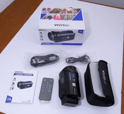 Vivitar 4K UltraHD Digital Camcorder Bundle Open Box - Image 1 of 4