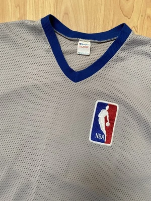 Vtg 80’s NBA Game Worn Basketball Referee Jersey Shirt Violet Palmer Rare Sz Xl - Image 1 of 4
