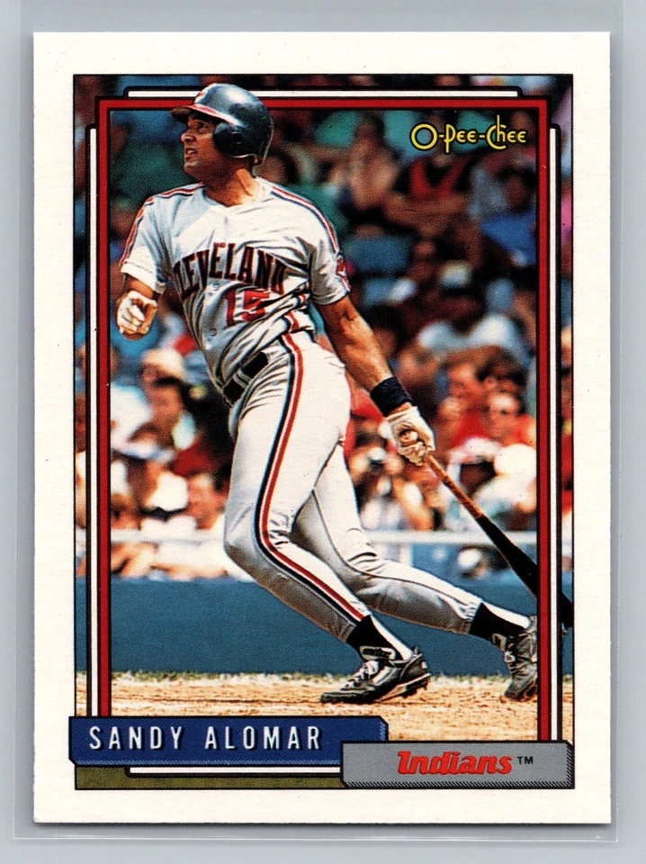 1992 O-Pee-Chee #420 Sandy Alomar Cleveland Indians - Image 1 of 2