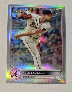 KYLE MULLER RC 2022 Topps Cromo - Refractor #70 Braves - Imagen 1 de 3