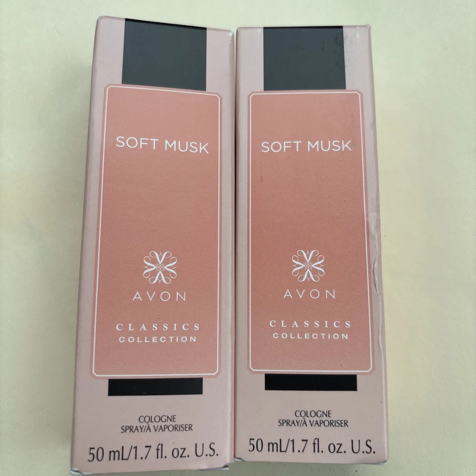 Lote de 2 - Perfume Avon Classic Colonia Sprays SOFT MUSK 1,7 oz Nuevo en caja Foto 1 de 1