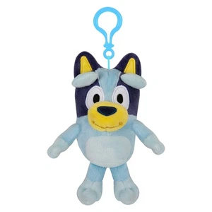 Bluey Plush Bag Clip Childrens Video Game Accessories 12cm x 8cm Blue - Picture 1 of 7