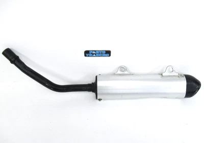 Silenciador/silenciador de tubo de escape Kawasaki original do fabricante 1999-2002 KX125 - Imagem 1 de 4