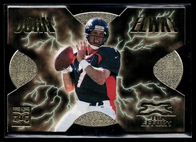 John Elway 1998 Pro Line DC III #XE12 X-tra Effort #/1000 Denver Broncos - Image 1 of 2