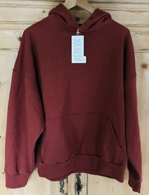 Cooler Hoodie C&A Originals Kapuze Rostbraun Destroyed Oversized Gr. L Neu! - Bild 1 von 4