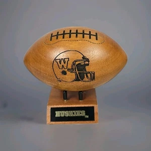 Universidad de Washington Fútbol GBOW Escritorio Conmemorativo Oficina Hombre Cueva EE. UU. M - Imagen 1 de 10