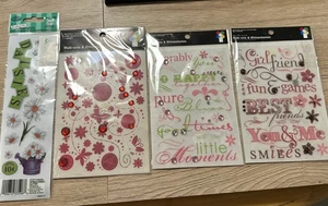 imaginisce Rub-On Transfers Und Strass 4 Stück - Bild 1 von 1